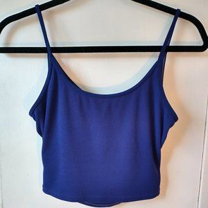 Athleta Karma Powervita Ribbed Twist Back Crop